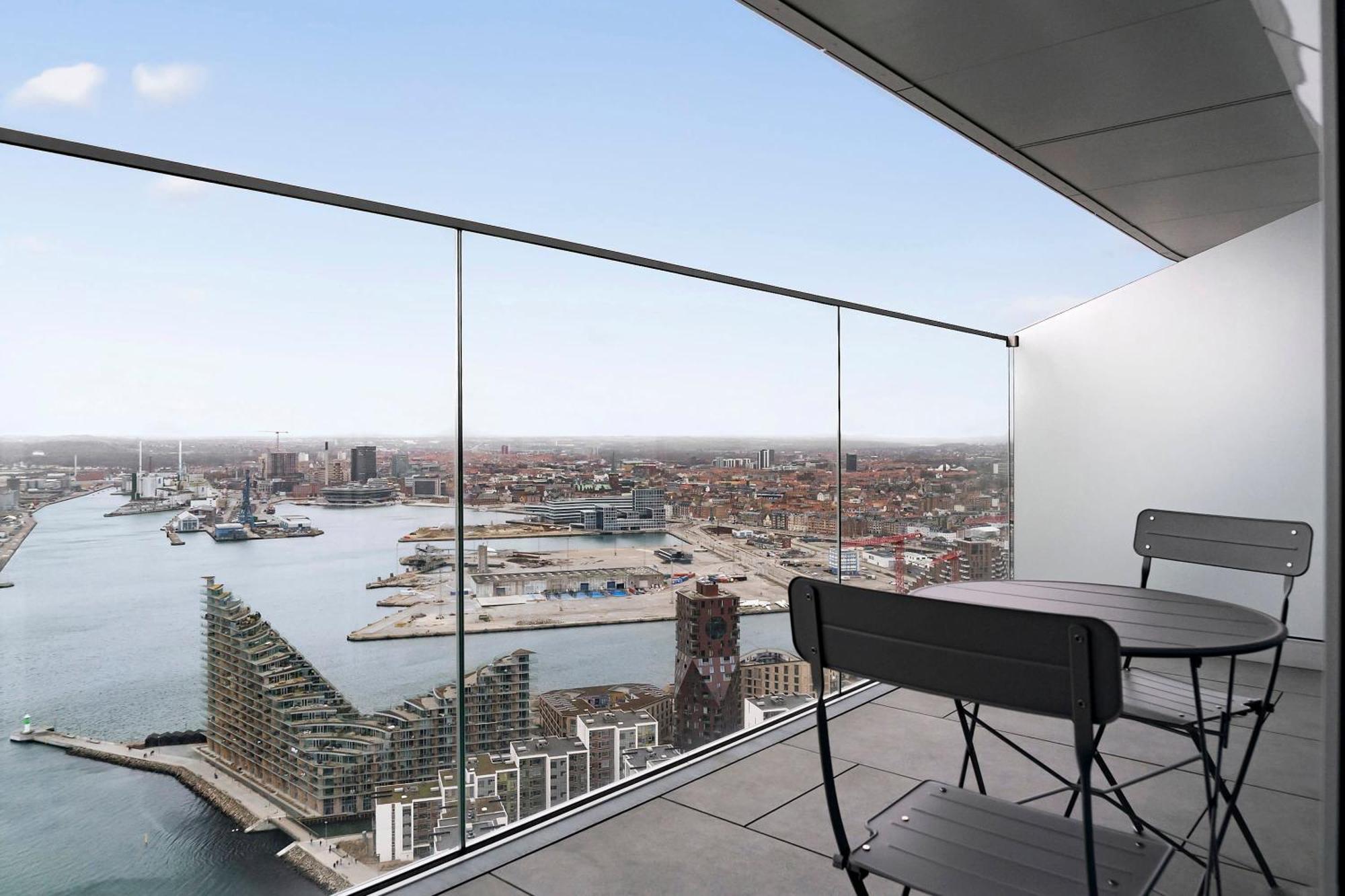 Penthouse Paradise On 39Th Floor Apartment Århus Екстериор снимка