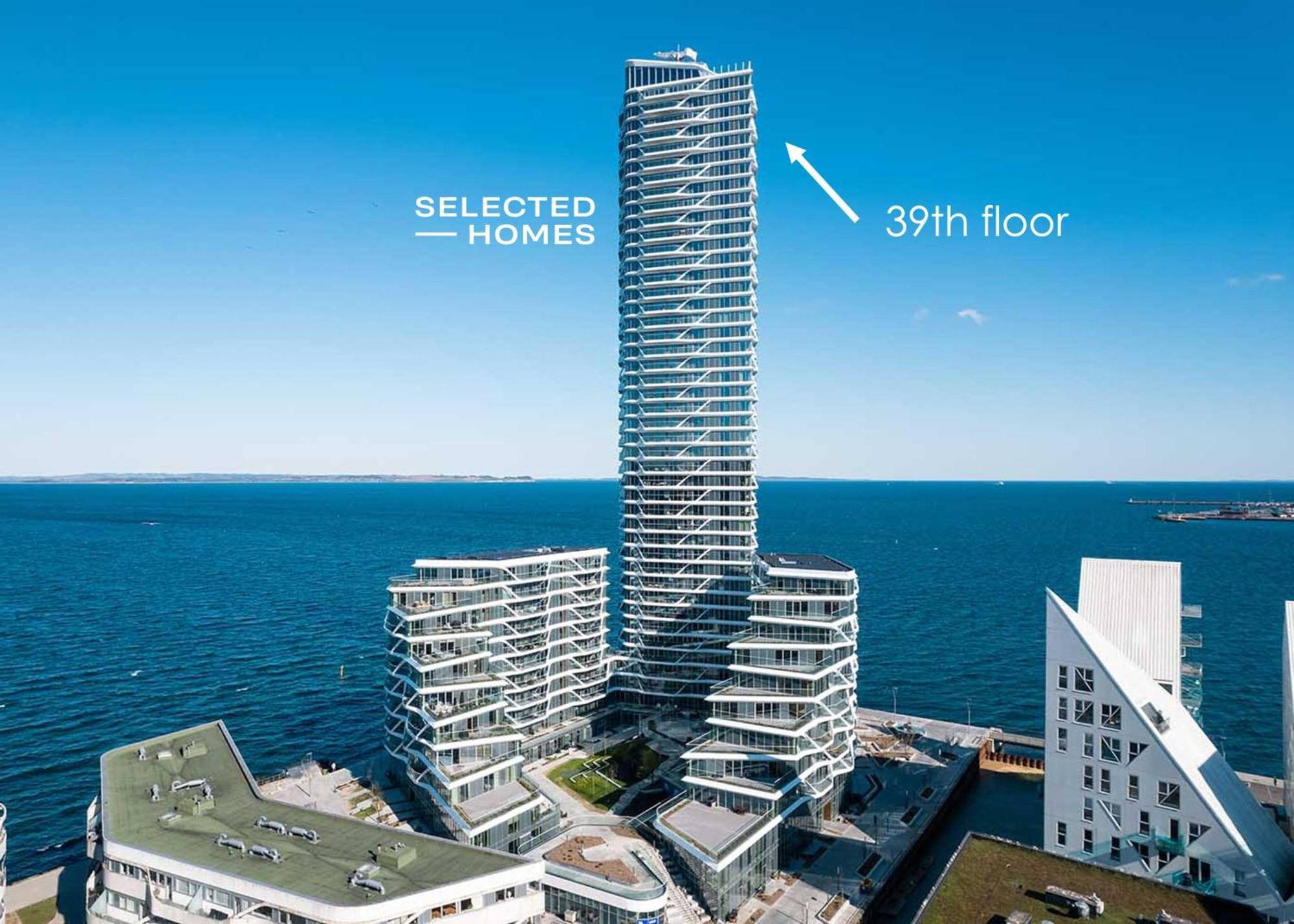 Penthouse Paradise On 39Th Floor Apartment Århus Екстериор снимка